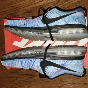 Nike Air Max Blue and Black Sneakers